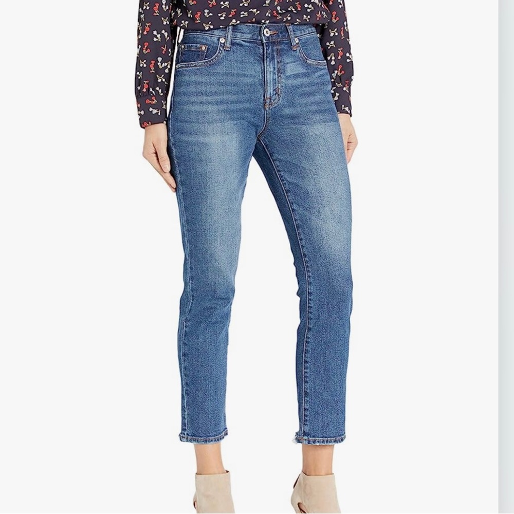 Ella Moss Anthropology Women's High Rise Straight Ankle Jean, Size 6, Perf. Cond